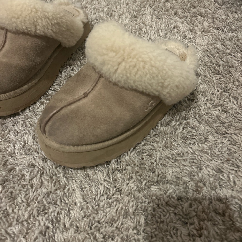 UGG Tan and Cream Women's Slippers